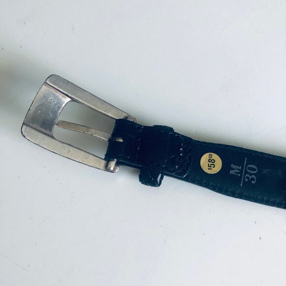 Brighton Women's M 30 Calf Hair Leather Belt Zebra Leopard - Picture 6 of 10